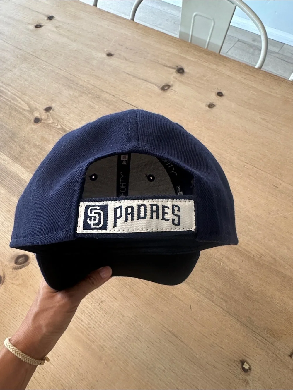 New Era Kids Navy Blue Cap with White SD Patch